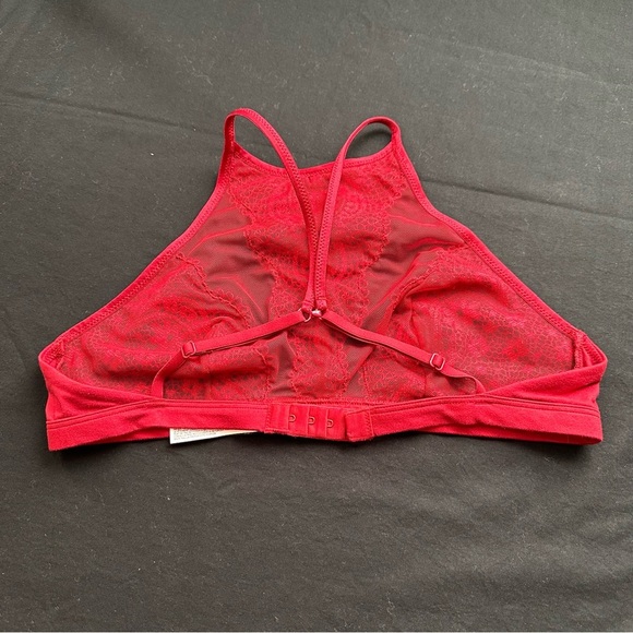 Victoria's Secret Red Lace Bandeau Size Medium - Picture 2 of 5
